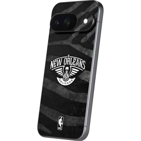 NBA New Orleans Pelicans Black Animal Print Google Pixel 9 Skin